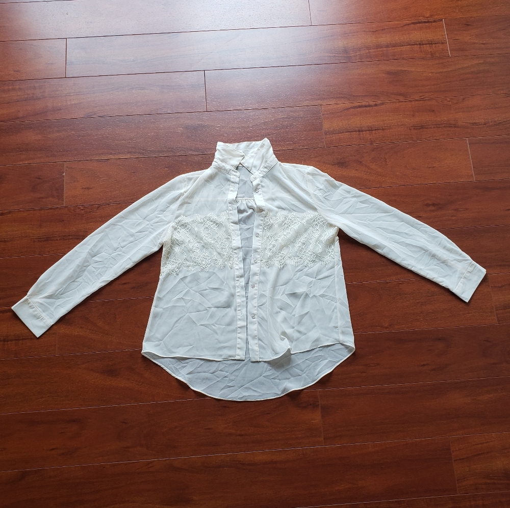 Small Sheer Button Down